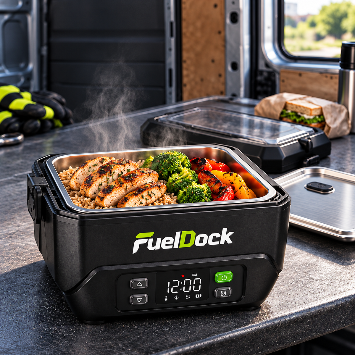 FuelDock Self-Heating Lunchbox 1.3L — PRE-ORDER